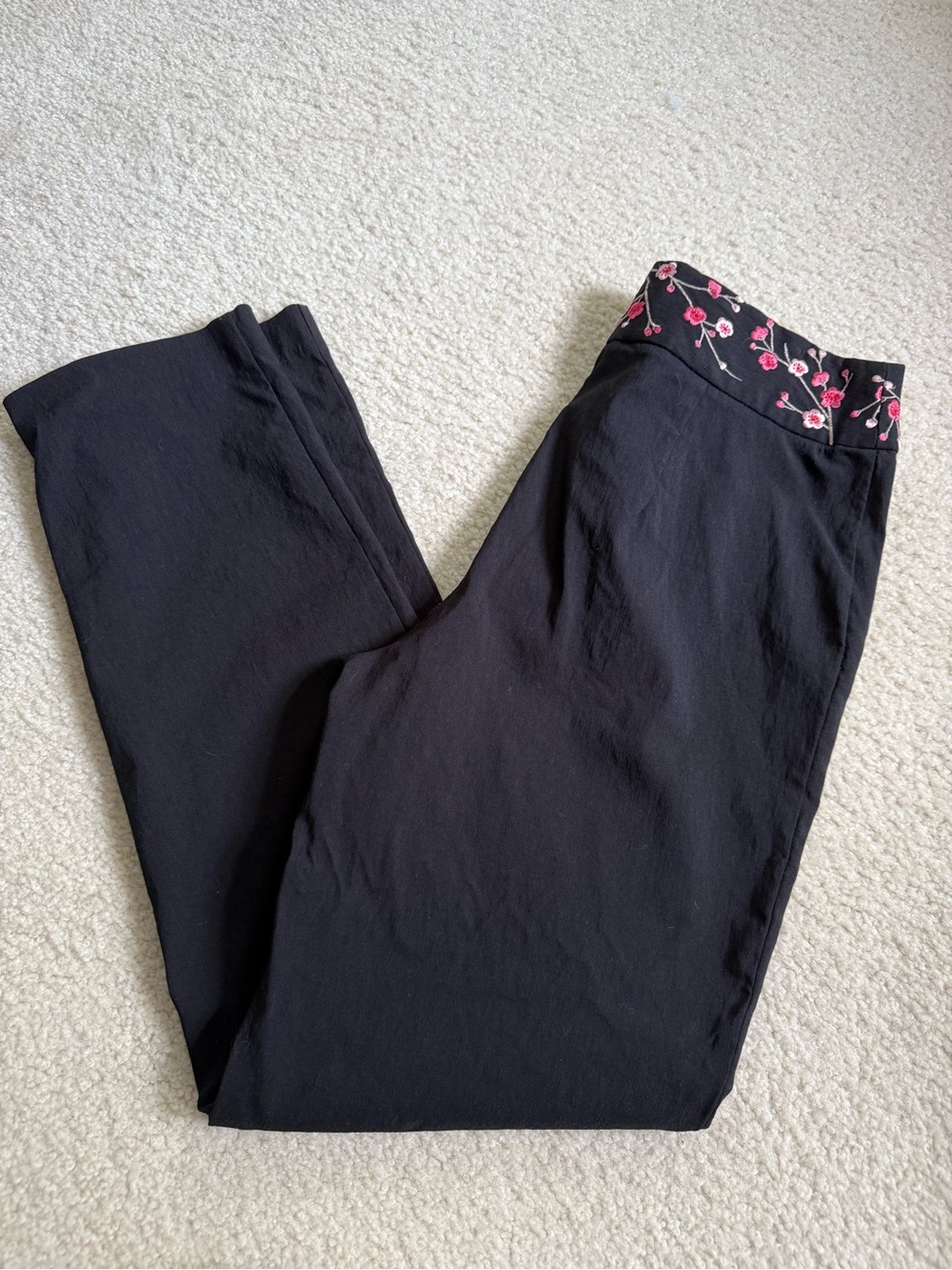EUC vintage express embroidered pants